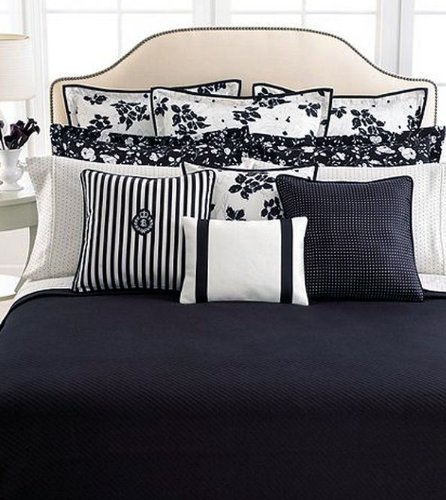 Black Ralph Lauren Bedding - Interiors 