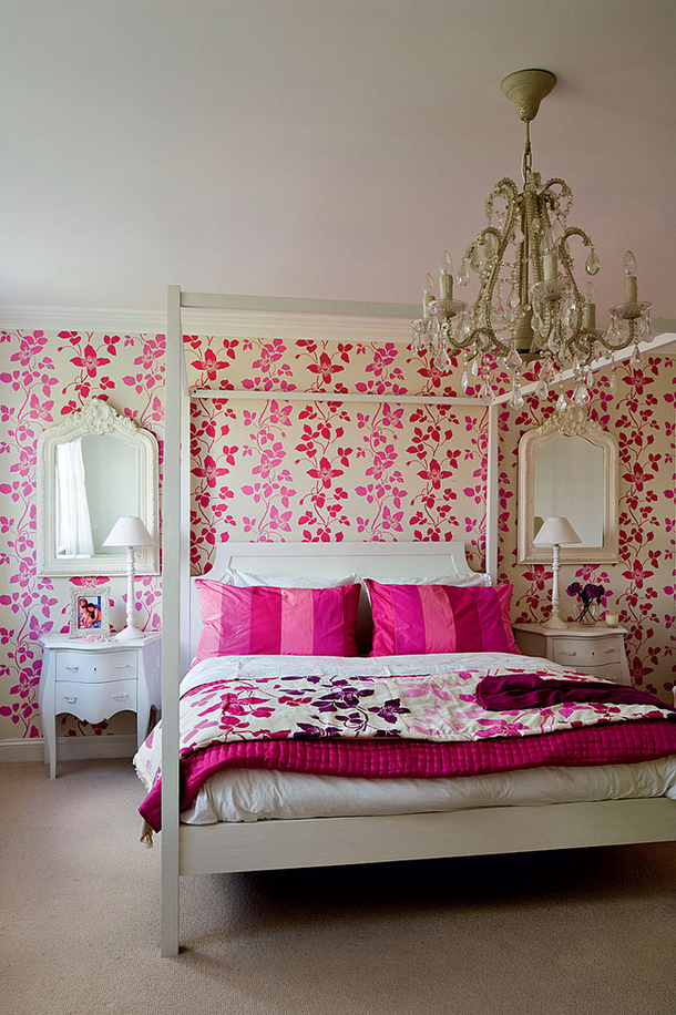 designer Mary Myers pink bedroom
