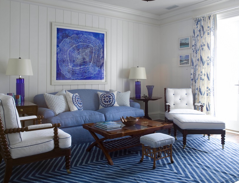 howard blue living room
