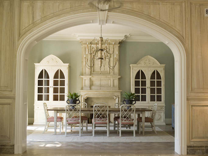 mint neutral southern dining room