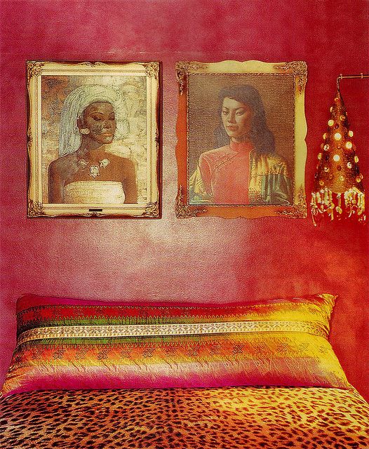 From Interiors Book 'Seeing Red' by Stephanie Hoppen