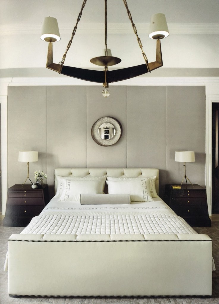 thomas pheasant baker chandelier bedroom