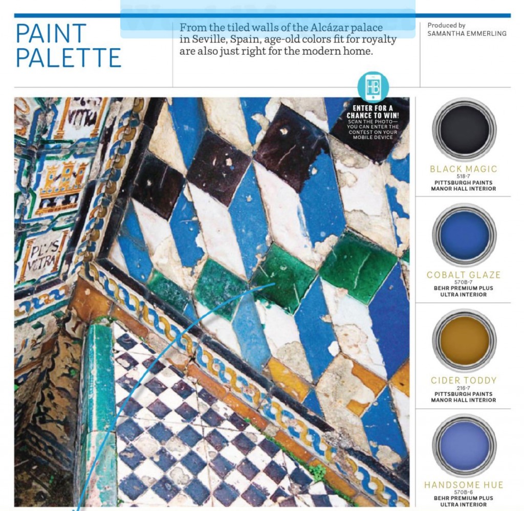 Paint Palette Spanish Tiles Interiors By Color
