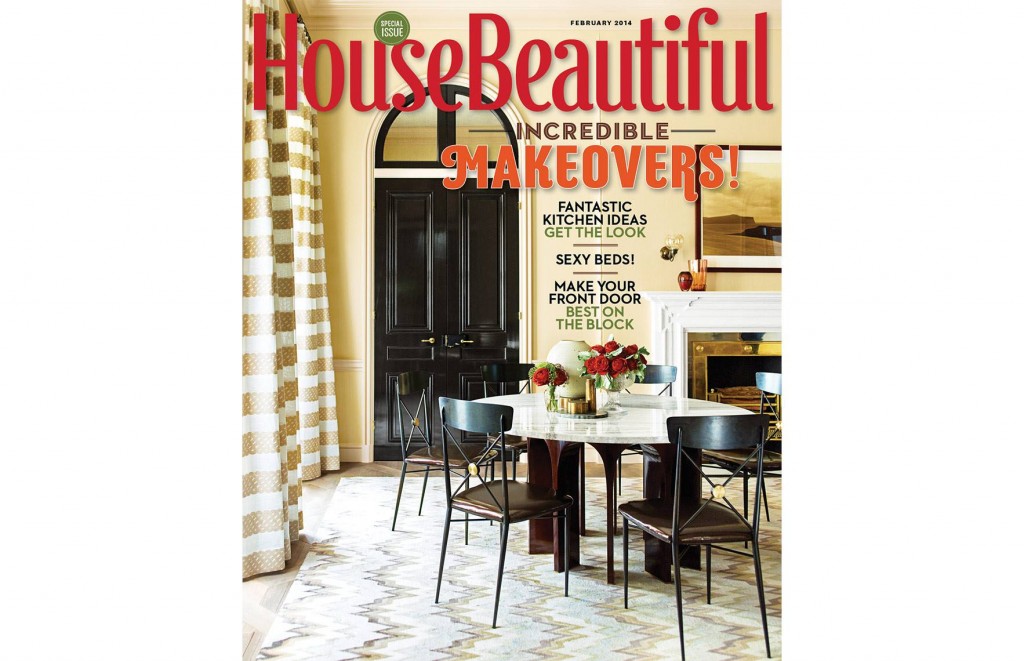 House Beautiful Cover, February 2014