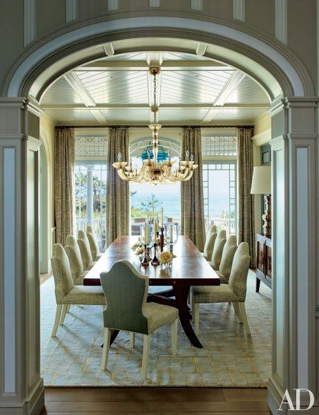 Long Island Beach House dining room
