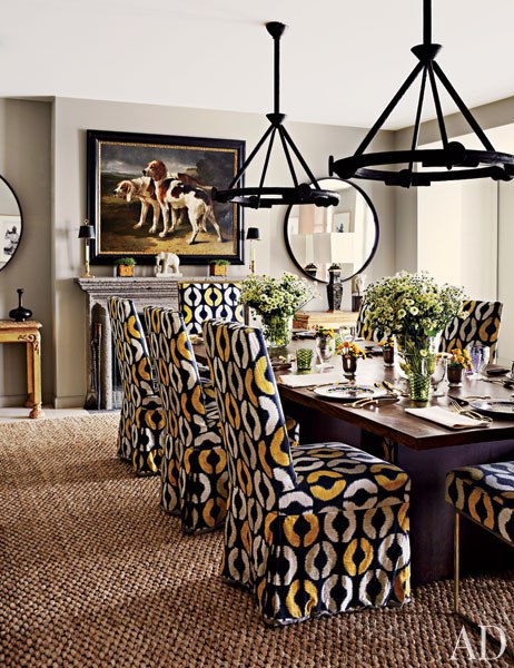 Monte Carlo Home by Timothy Whealon in AD dining room