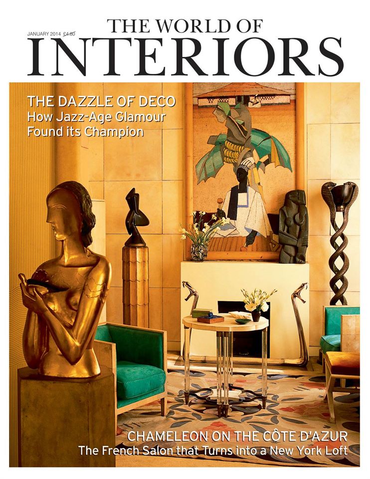 The World of Interiors Magazine Cover January 2014