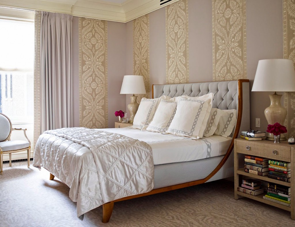 traditional bedroom in neutrals