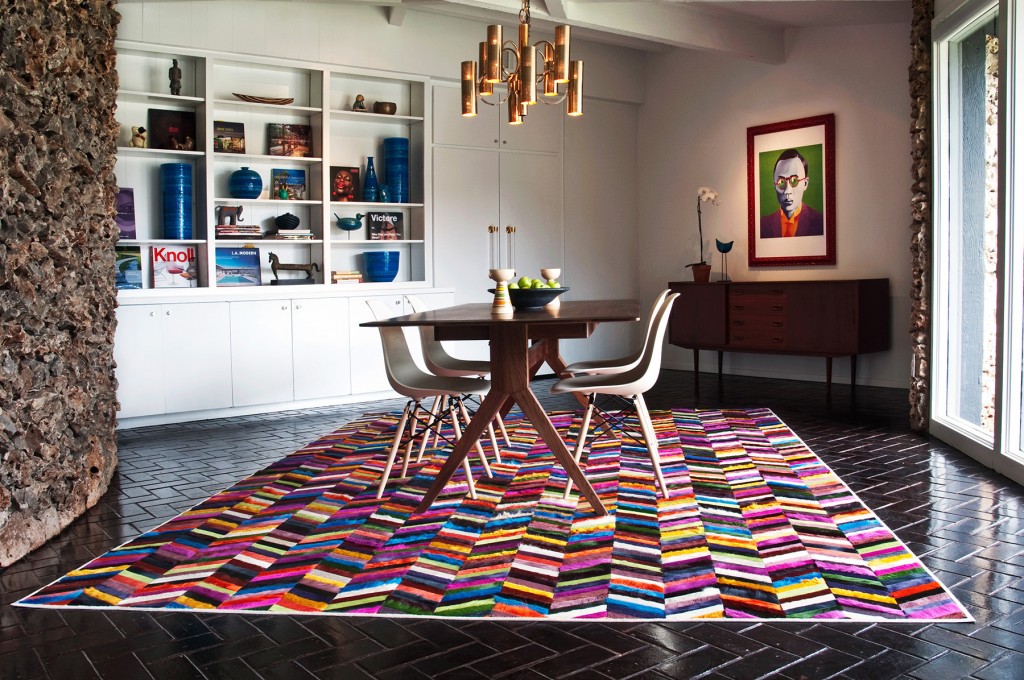 Mr Crowley Chevron Hide Rug