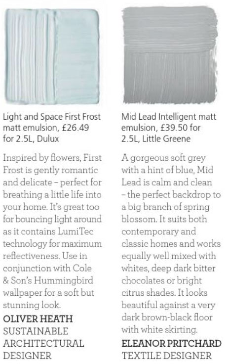 Ingen måde hack Penge gummi Paint Palette - Muted Light Blue - Interiors By Color