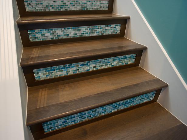 tiled stairs