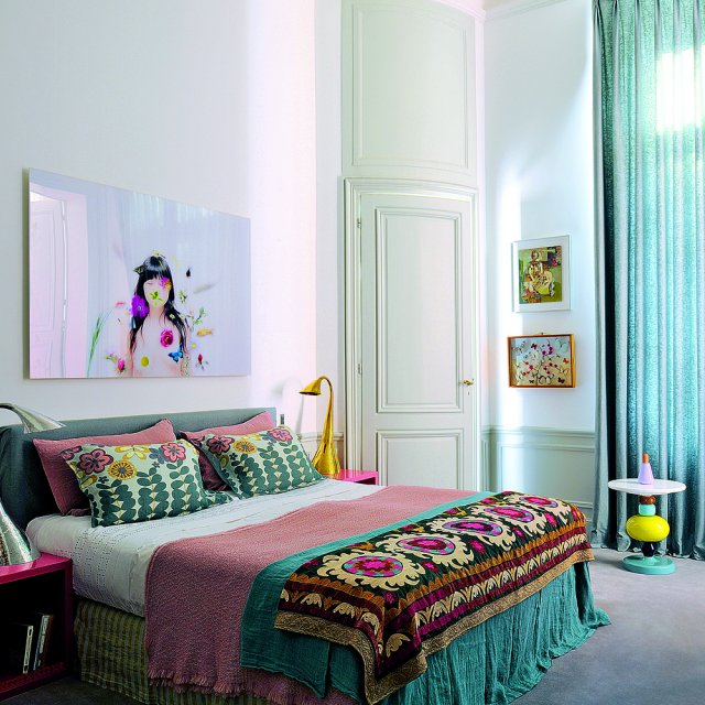 oriental boho bedroom