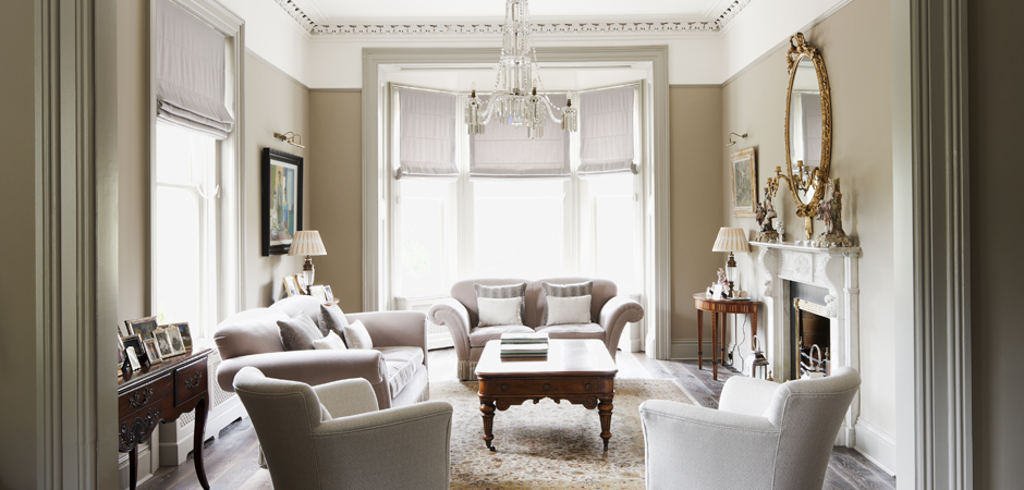 traditional neutral living room colors