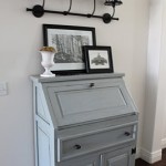 Benjamin Moore Puritan Gray Secretary Desk