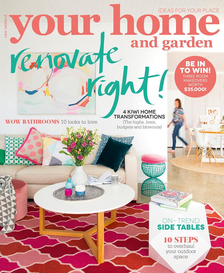 Your Home & Garden New Zealand September 2015 Cover