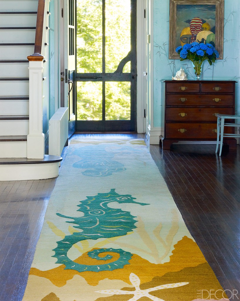 seahorse rug entrance hall