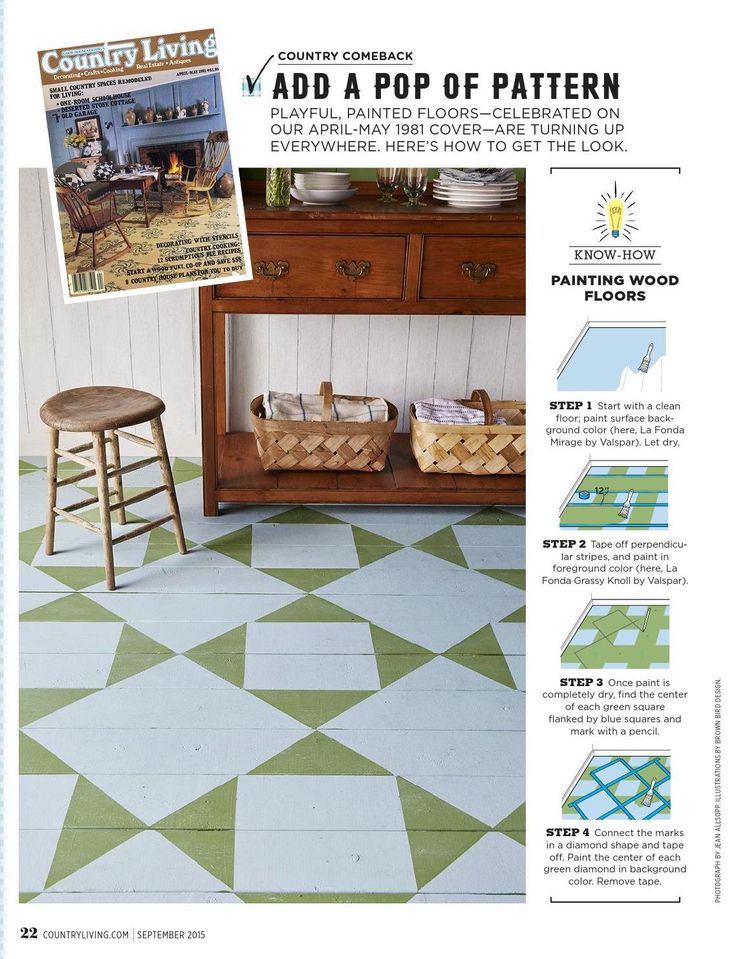 Country Comeback - Painted Floors