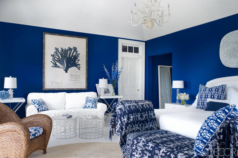 Benjamin Moore Patriot Blue is an amazing bright and vivid blue that is fantastic when combined with pure white.