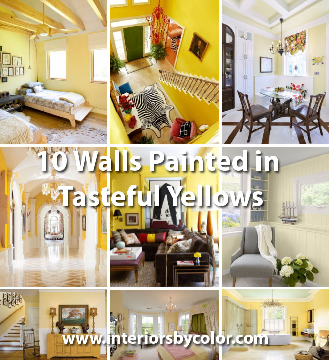 10 Walls Painted in Tasteful Yellows