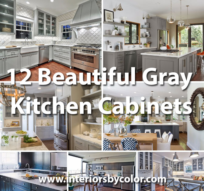 12 Beautiful Gray Kitchen Cabinets