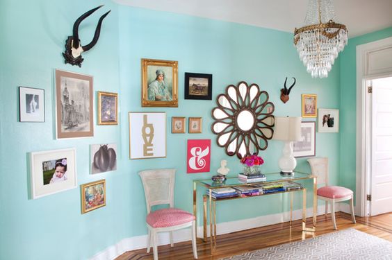 9 Most Favorite Aqua Paint Colors You'll Love - Interiors By Color