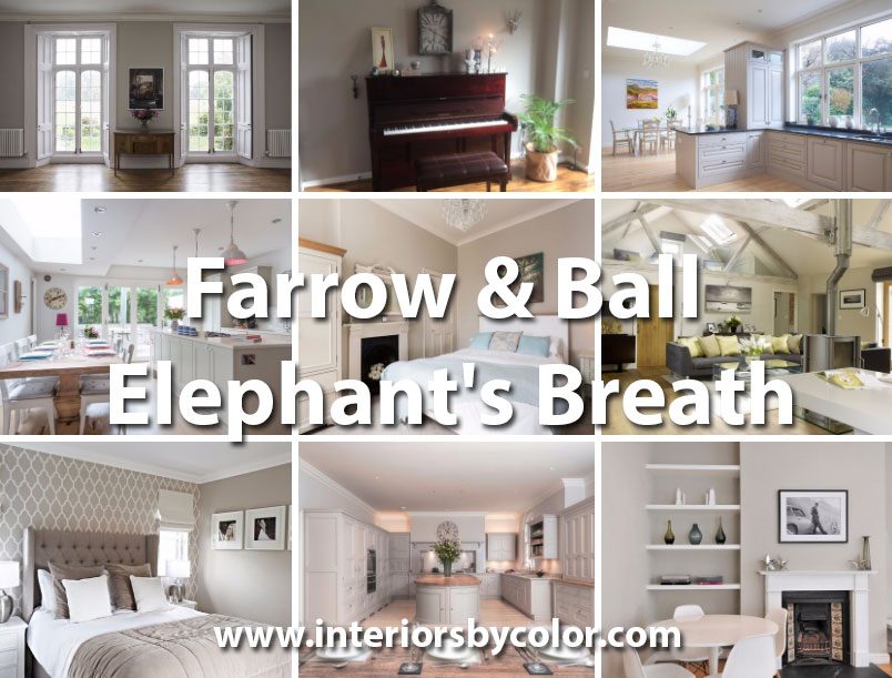 Farrow Ball Elephant S Breath Interiors By Color