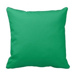 Kelly Green Throw Pillowcase