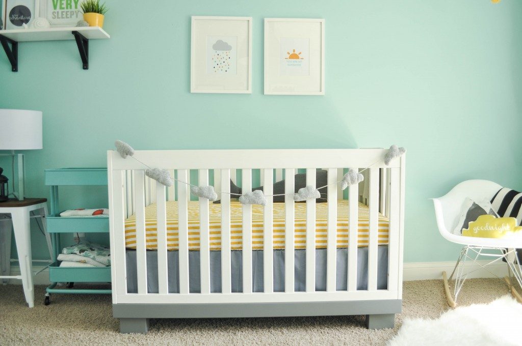 Valspar Lake Breeze  painted nursery