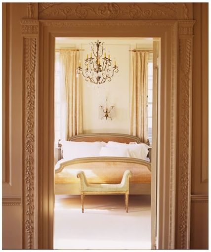 Amelia Handegan Design Traditional bedroom in neutral tones