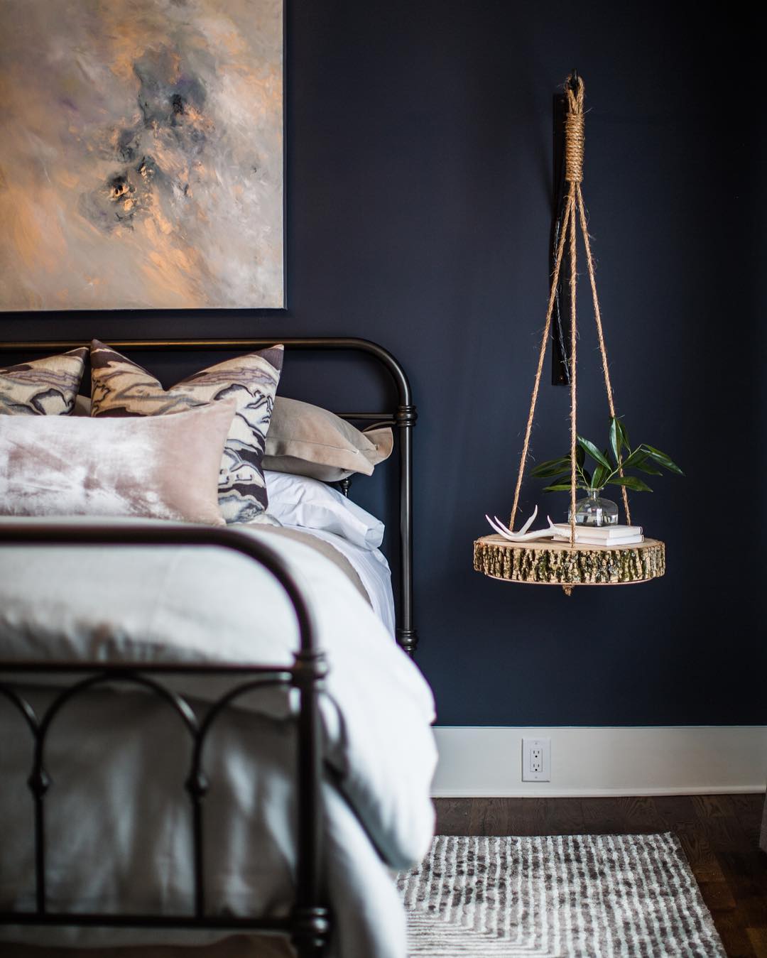 Benjamin Moore Hale Navy Bedroom Paint