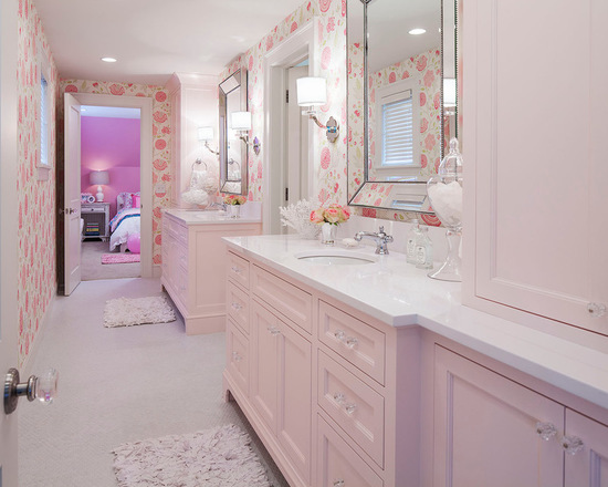 pink bathroom