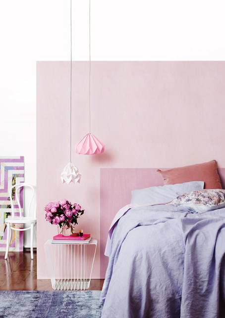  Dulux Bunny Soft Quarter and Dulux Lilac Fluff paints