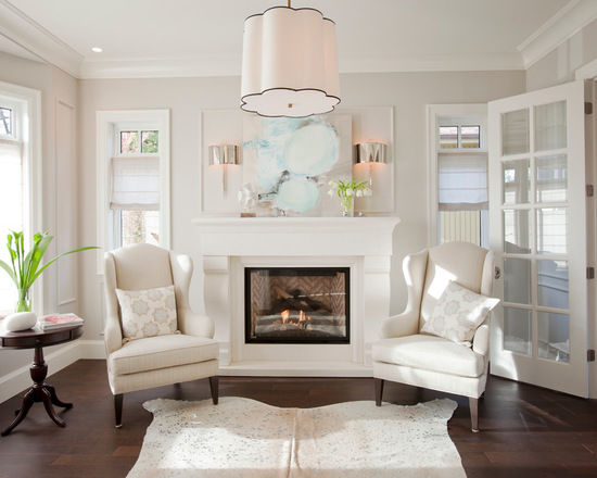 Benjamin Moore's Balboa Mist 1549 with trim in White Dove OC-17 by PURE Design Inc