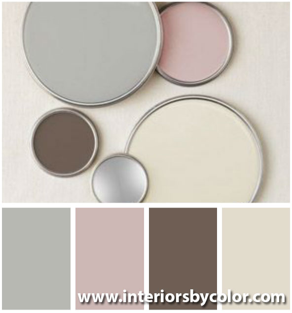 Easrth neutrals with pink http://www.interiorsbycolor.com/