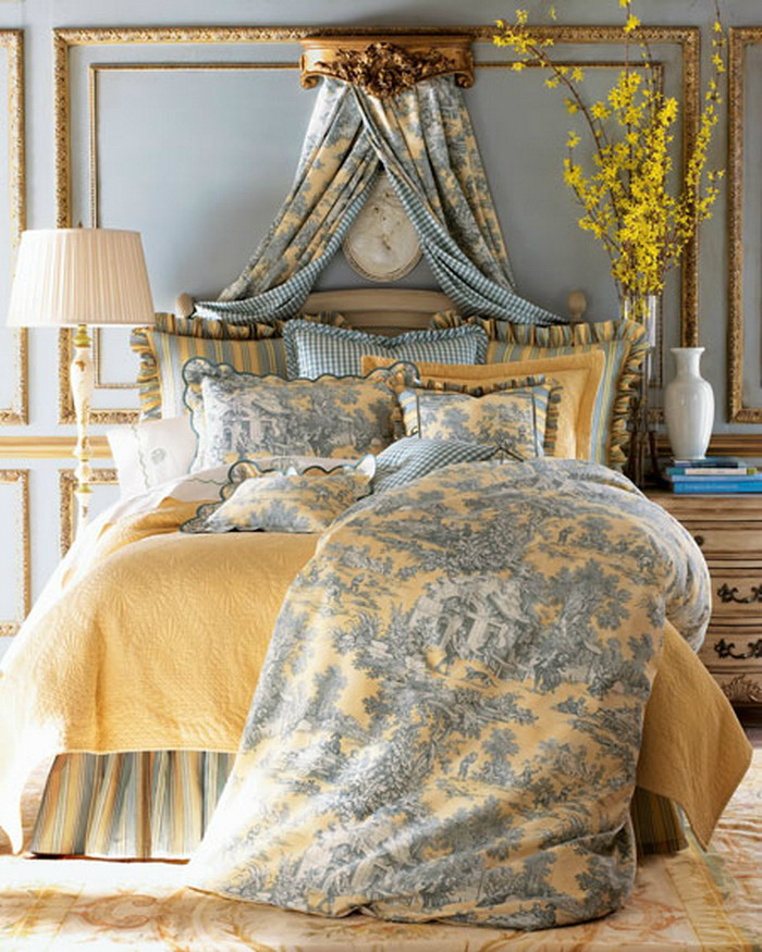 Chateau Style Decorating bedroom