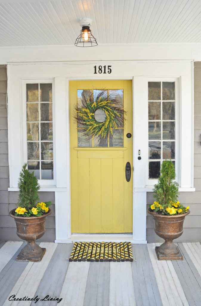 yellow door