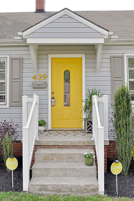 yellow front door!