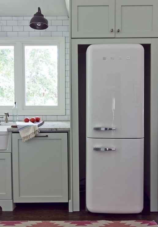 white SMEG fridge