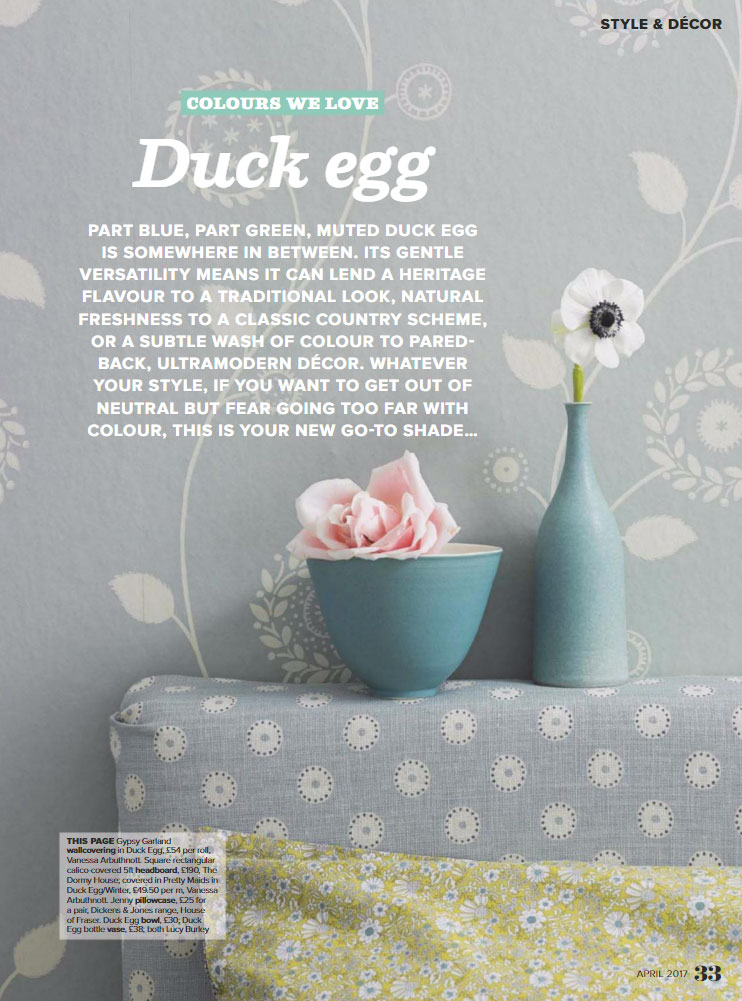 Decorating with Duck Egg