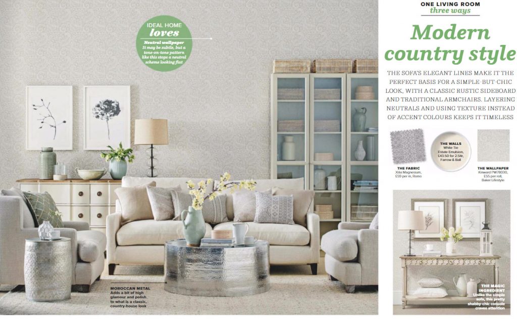 Gray Layered Modern Living Room Palette