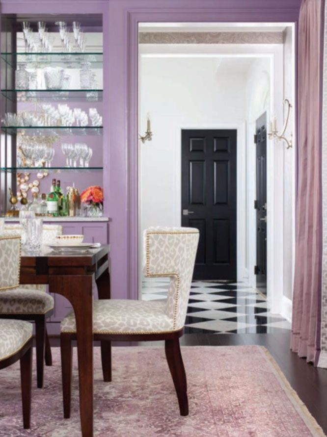 Benjamin Moore Amorous Dining Room