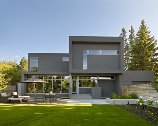 Kendall Charcoal modern house exterior