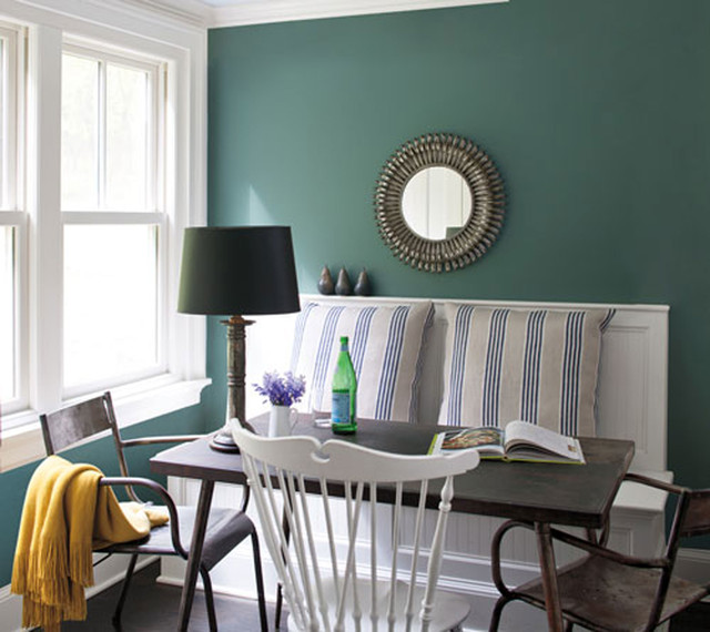 Benjamin Moore's Carribean Teal