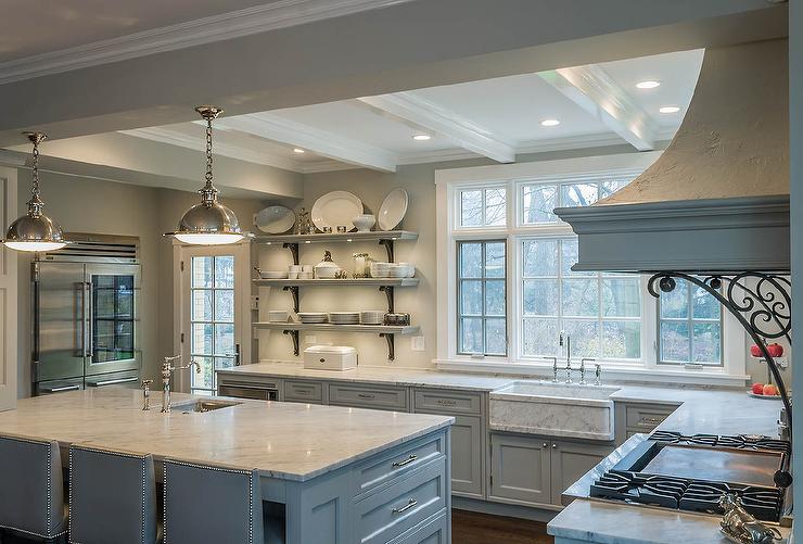 Benjamin Moore Gray Owl French Kitchen