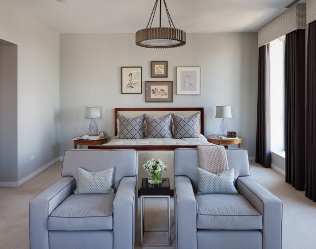 Gray Owl by Benjamin Moore bedroom walls paint color