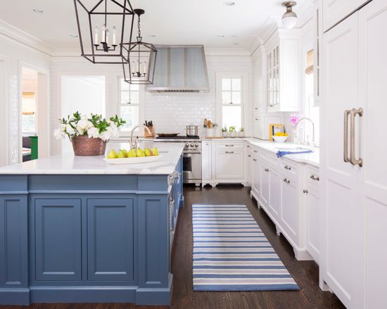 Benjamin Moore Van Deusen Blue - Navy Paint Color Schemes Kitchen 1