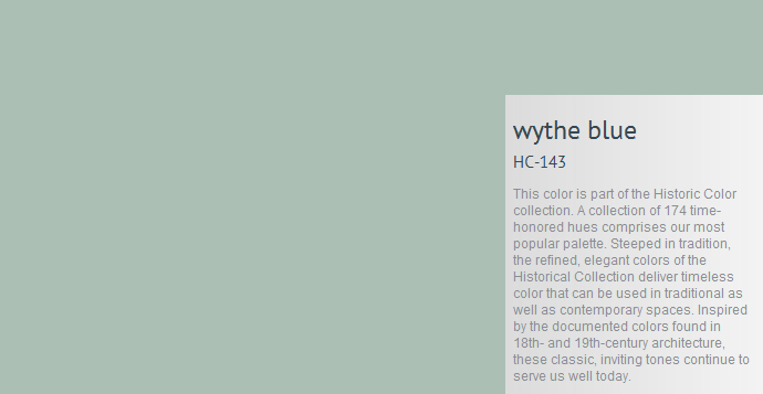 Benjamin Moore Wythe Blue