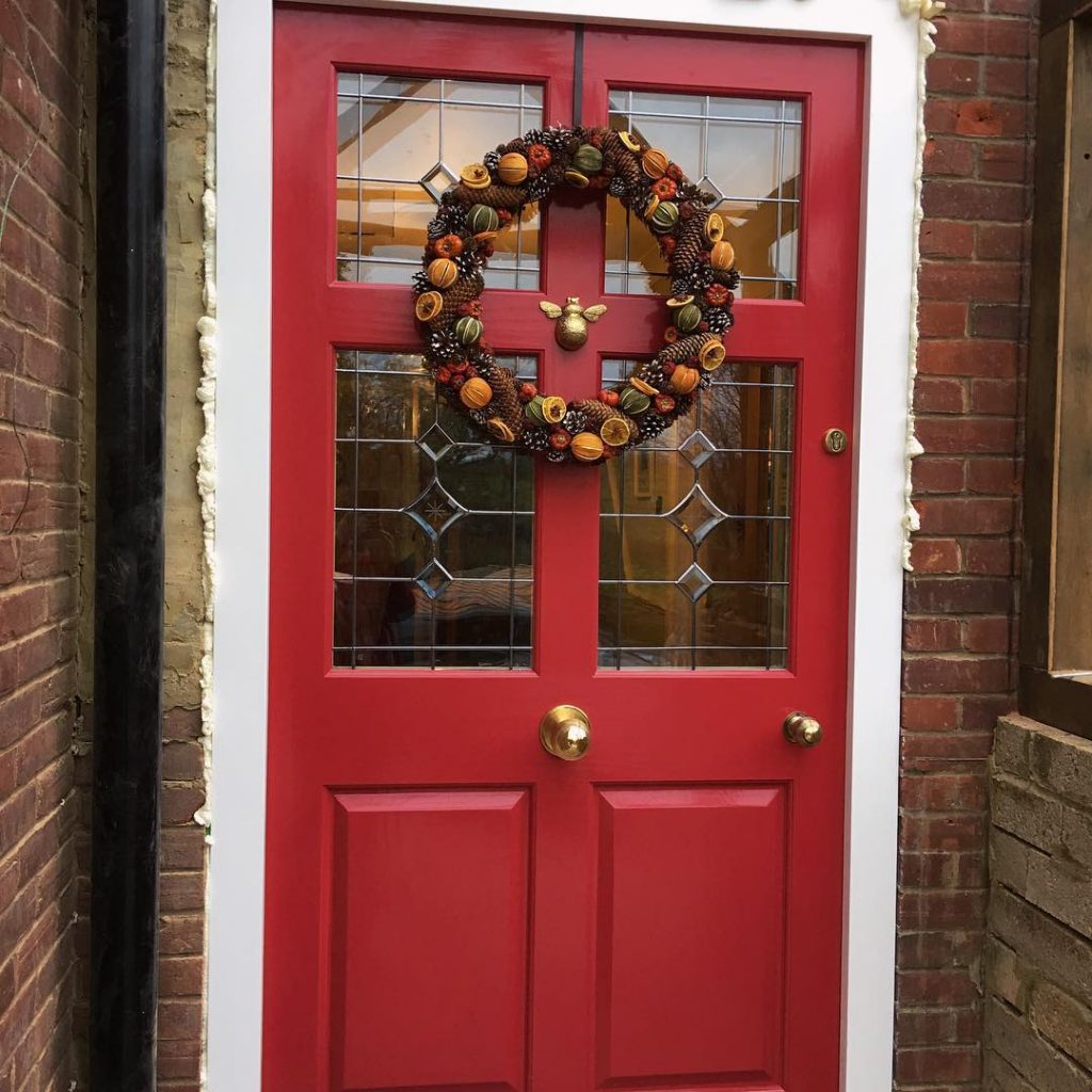 Farrow & Ball Rectory Red Painted Front Door