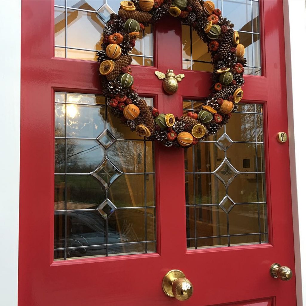 Farrow & Ball Rectory Red Painted Front Door