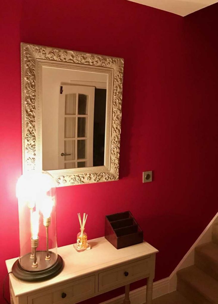 Farrow & Ball Rectory Red wall paint color scheme
